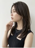 大人可愛い30代40代50代小顔ロングレイヤー