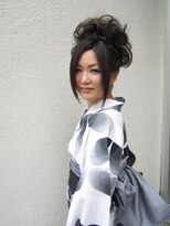 美容室イーナ(e na)&nbsp;大人のきれいめ浴衣姿☆