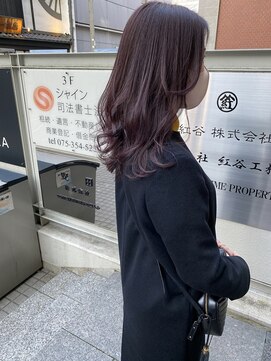 グランドライン(GRAND LINE) 《GRANDLINE松本》ラベンダーアッシュカラー　ロングレイヤー