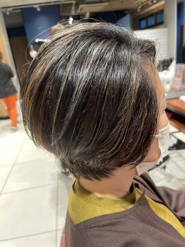 アースエレガンス 田町店(EARTH Elegance) 白髪ぼかしハイライト