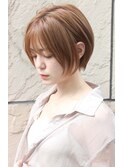 20代30代40代大人可愛い耳かけ前下がり小顔ショート