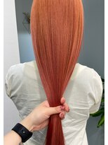 トゥーリ 薬院店(tuuli)&nbsp;tuuli miyu コーラルオレンジヘア