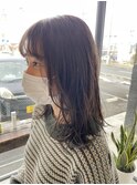 顔周りレイヤーロングスタイル♪