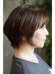 【店長小川】40～50代にオススメショートスタイル/横浜髪質改善