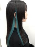 インナーカラー　コントラストカラー