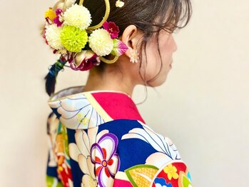 ヘアー トランス ワイズ(Hair trance Y's)の写真/【大切な日の晴れ姿】卒業式・謝恩会にも♪特別な日は着崩れしにくいプロの着付けで思い出の１日に☆