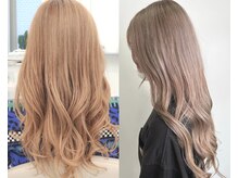 ブリーチ1回ハイトーンカラー