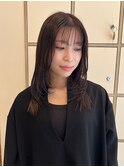 似合わせレイヤー/ミディアム/濡れ髪ヘア