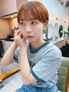 シビバイレボ(CIBI by revo) 地毛風カラー/ナチュラルレイヤーカット/ショートボブ[船橋]