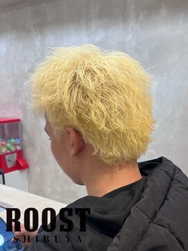 ルースト 渋谷店(ROOST) ハイトーンスパイキーショート