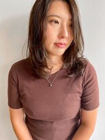 フープヘアー(HOOP.HAIR)&nbsp;オリーブカラー×レイヤーカット