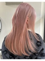 ラキングキョウト(LA KING KYOTO)&nbsp;ピンクベージュ×顔周りレイヤー