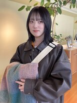 ロジェ(loje)&nbsp;【loje】ワンレンボブ/黒髪スタイル