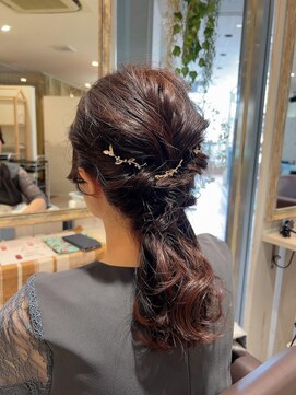 ヘアーエポック(hair epoque) ポニーテールアレンジ/ヘアセット/簡単アレンジ
