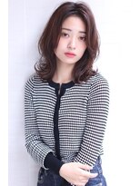 オーロ 西宮店(ORO)&nbsp;ココアブラウン 外ハネミディアム