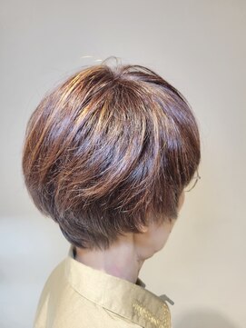 松本平太郎美容室 国立店 ショートグラデーション×イノアカラー×ハイライト