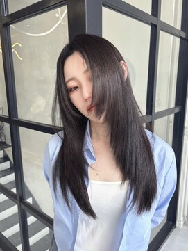 メゾンハル(Maison HALU) ハッシュレイヤー×ダークグレージュ