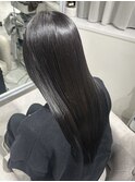 【美髪質感改善】透明感ブラックカラー/髪質改善トリートメント