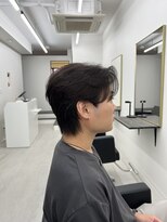 ステージ(STAGE)&nbsp;ダウンパーマ　ニュアンスパーマ　センターパート