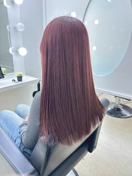 ジーナ 札幌(Zina) 髪質改善＊チェリーブラウンロング＊美髪【Zina札幌】