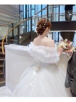 ホワイト(WHITE)&nbsp;ブライダルシニヨン