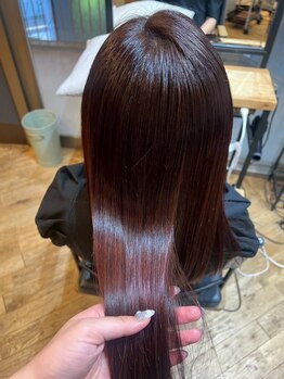 アメリア 宝塚(Ameria)の写真/【乾かすだけでサラサラの手触り】自然なツヤと柔らかさを毎日実感できる髪へ。周りから褒められstyleに♪