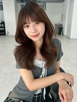 ユーフォリア 新宿店(Euphoria)&nbsp;シースルーバング美髪大人可愛いナチュラルカール