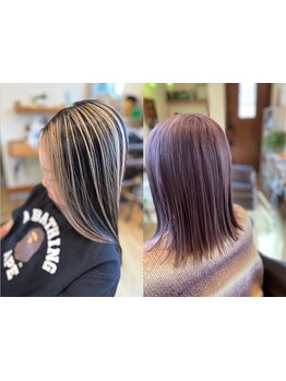 ダメージレスにこだわり、季節感・トレンドに合わせたカラーをご提案☆自分史上最高のカラーをあなたに…♪