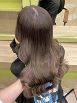 イオエ 西梅田(ioe)&nbsp;ブリーチなしカラー/髪質改善/ミルクティーベージュ/小顔ヘア