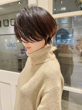 アデプト 綾瀬店(adept) 20代30代40代大人ショートヘア/白髪ぼかしハイライト/大人ボブ