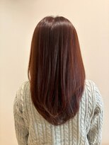 ニシオギ ヴォイス 西荻窪店(nishiogi voice)&nbsp;ピンクのニュアンスが入った春色カラー 艶髪作る髪質ケア