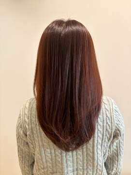 ニシオギ ヴォイス 西荻窪店(nishiogi voice) ピンクのニュアンスが入った春色カラー 艶髪作る髪質ケア