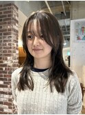 ハッシュレイヤーブリーチなしオリーブブラウンオリーブベージュ