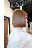 ルポル 大通店(rupolu)&nbsp;ベージュカラーと相性◎正統派ボブ