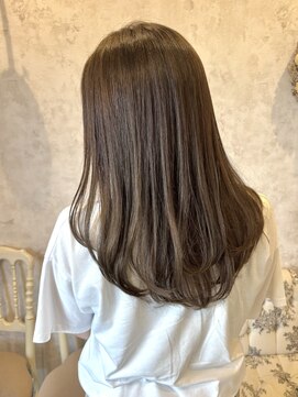 ディーヴァヘアーエズ(DIVA hair Eze) ブリーチなしカラー◎グレージュカラーレイヤーカット小顔
