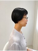 ショートボブマッシュショート前下がりボブ/東伏見
