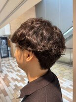 ケンジ 平塚 アネッタ(KENJE annetta)&nbsp;マッシュスタイル　ナチュラルパーマ