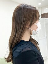 hyon myon/RISEbyREVO 綾瀬店【ヒョンミョン】&nbsp;ハッシュカット/デザインカラー/グレージュ[綾瀬駅/韓国ヘア]