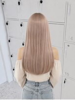 アース 大曽根店(HAIR&MAKE EARTH)&nbsp;ミルクティーベージュ×トレンドハッシュカット