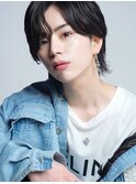自然な毛流れ×前髪立ち上げ/好印象メンズスタイル/新宿