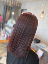 アース 南福島店(HAIR&MAKE EARTH)&nbsp;ハイライトカラー×ベリーピンク