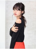 お呼ばれロングアレンジ