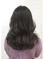 エコルアヘアー(ecolua hair) ミディアム×アッシュ