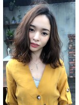 ロンドアベニール 北千住(Lond avenir)&nbsp;【Lond avenir本田奈穂美】ふんわり柔らかお洒落ウェーブミディ