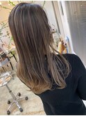 【NAiVE hair】バレイヤージュハイライトカラー