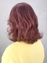 アイティー バイ アルバム 中野店(IT by ALBUM) ピンクベージュミディ_ウェーブパーマフォギーベージュ_ba279452