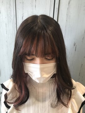 アクロス ヘアーデザイン 溝の口店(across hair design) 桜インナーカラー