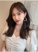 ワンカールレイヤー美髪エアリーロングピンクブラウン