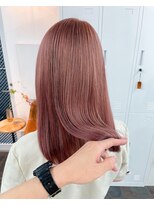 イコ 表参道原宿(ico)&nbsp;ピンクベージュ × LAケラチントリートメント [ ケアブリーチ ]