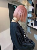Y171_ペールピンク ブリーチ2回~